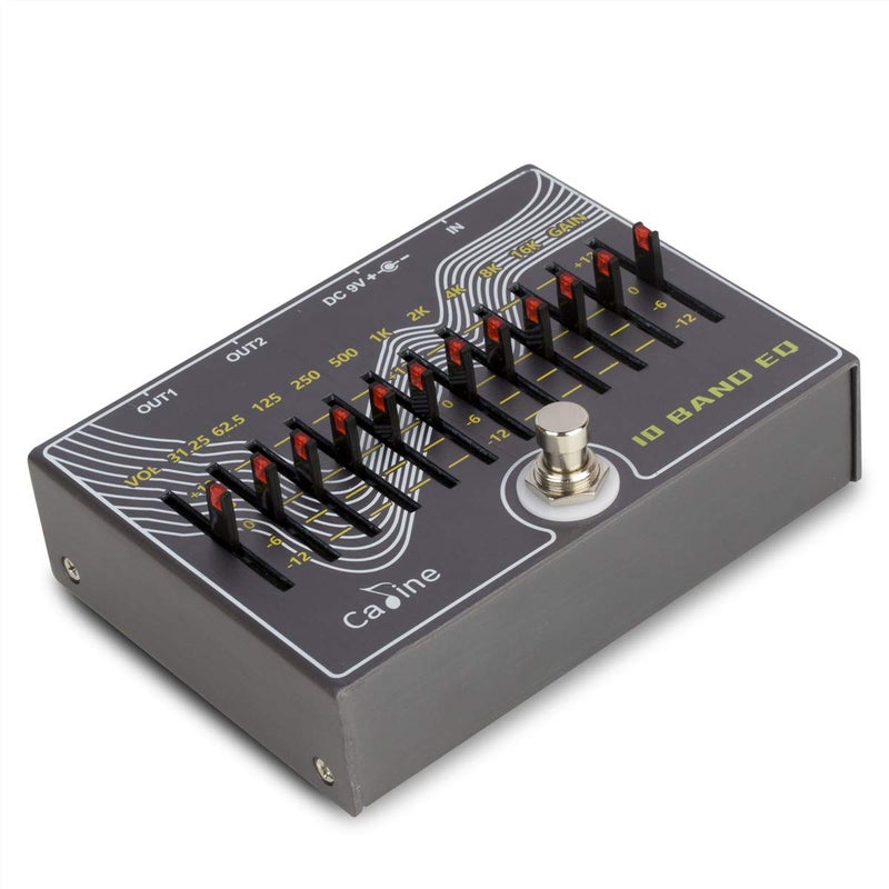 Caline CP-81 10 Band EQ Guitar Effect Pedal V3.0 - Use 500mA Power Supply (Not Included) - Image 3